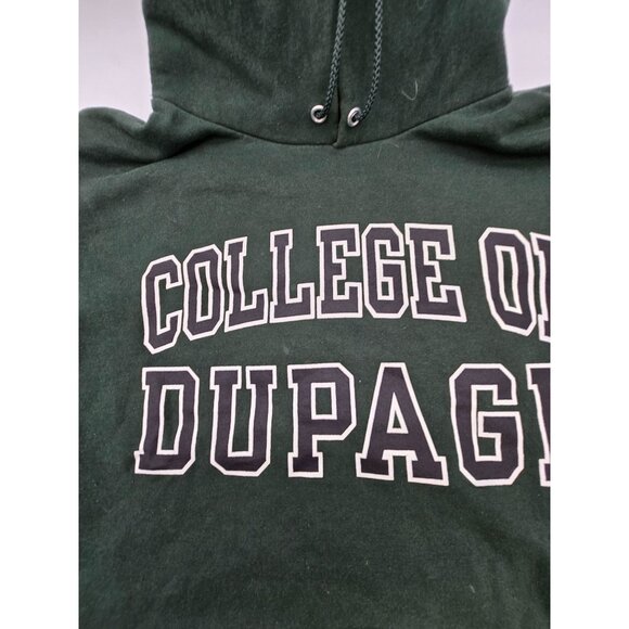 Champion College Of Dupage Green Hoodie Chaparrals chaps - Picture 5 of 6